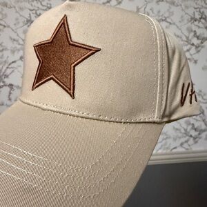 NWT Vintage Havana Tan Star Cap